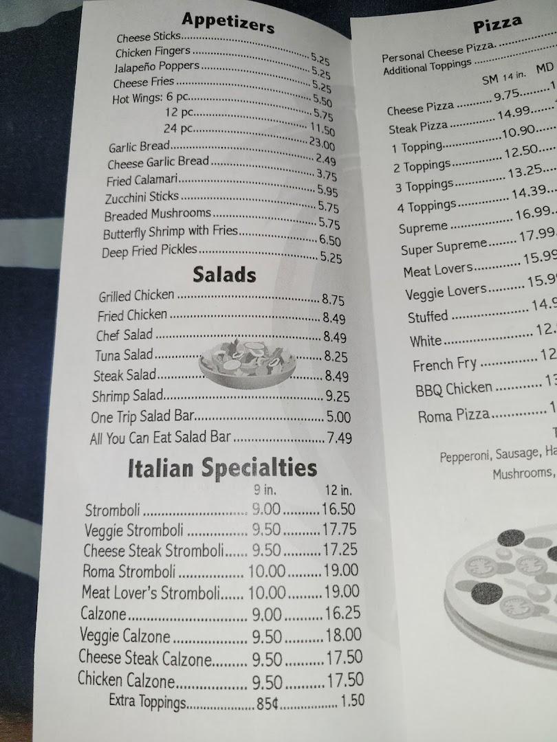 Roma Italian Restaurant Menu image 2